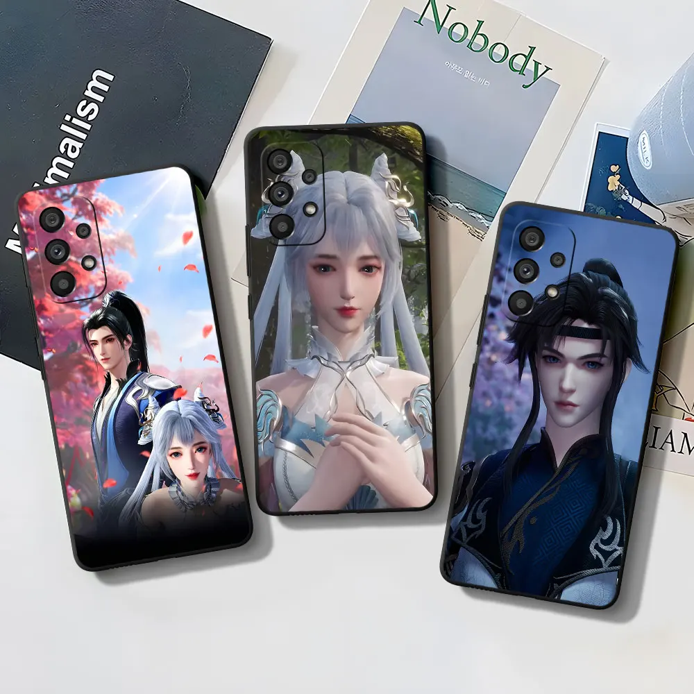 Phone Case for Samsung Galaxy A15 A55 A16 A54 A34 A12 A14 A33 A21s A17 A53 A35 A51 A57 A11 A22 A31 TPU Cover Lingwu Continent
