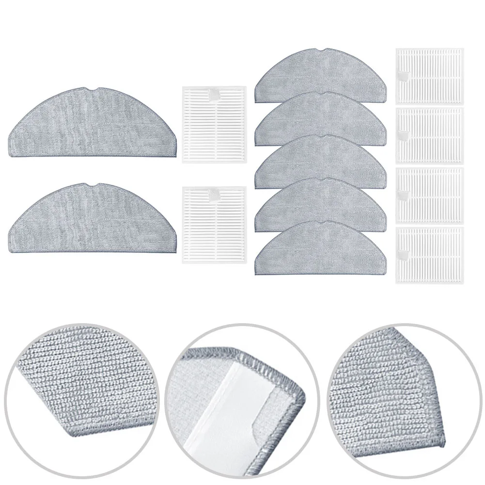 Thuis Stofzuigers Filter & Mop Doek Pads Kit Voor Conga 7490 7490 Huishoudelijke Apparaten Accessoires