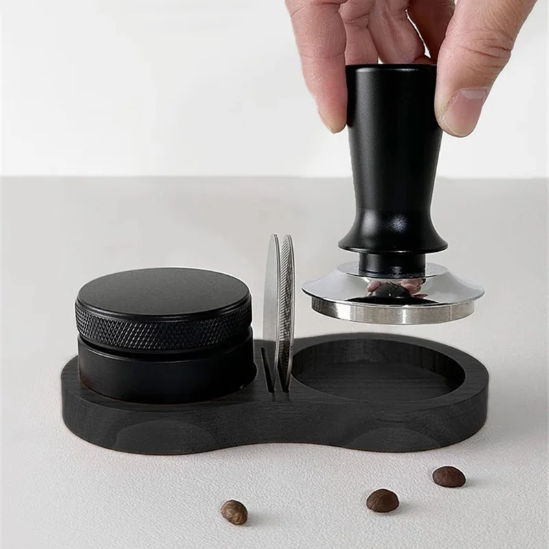 8-Shaped Silicone Coffee Tamper Mat Station Stand Portafilter Holder Support Base Fit 51/53/58MM Barista Espresso Accessories