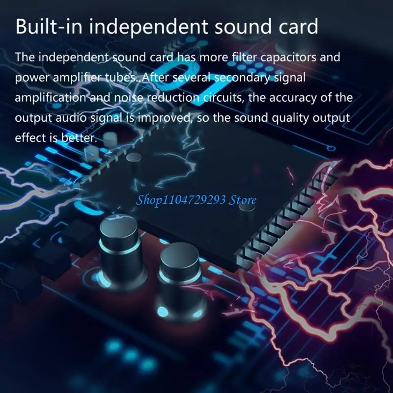 Y2GD Rotating Computer Camera con Mics Rumore Mics 4K Risoluzione Light Regolable Light USB