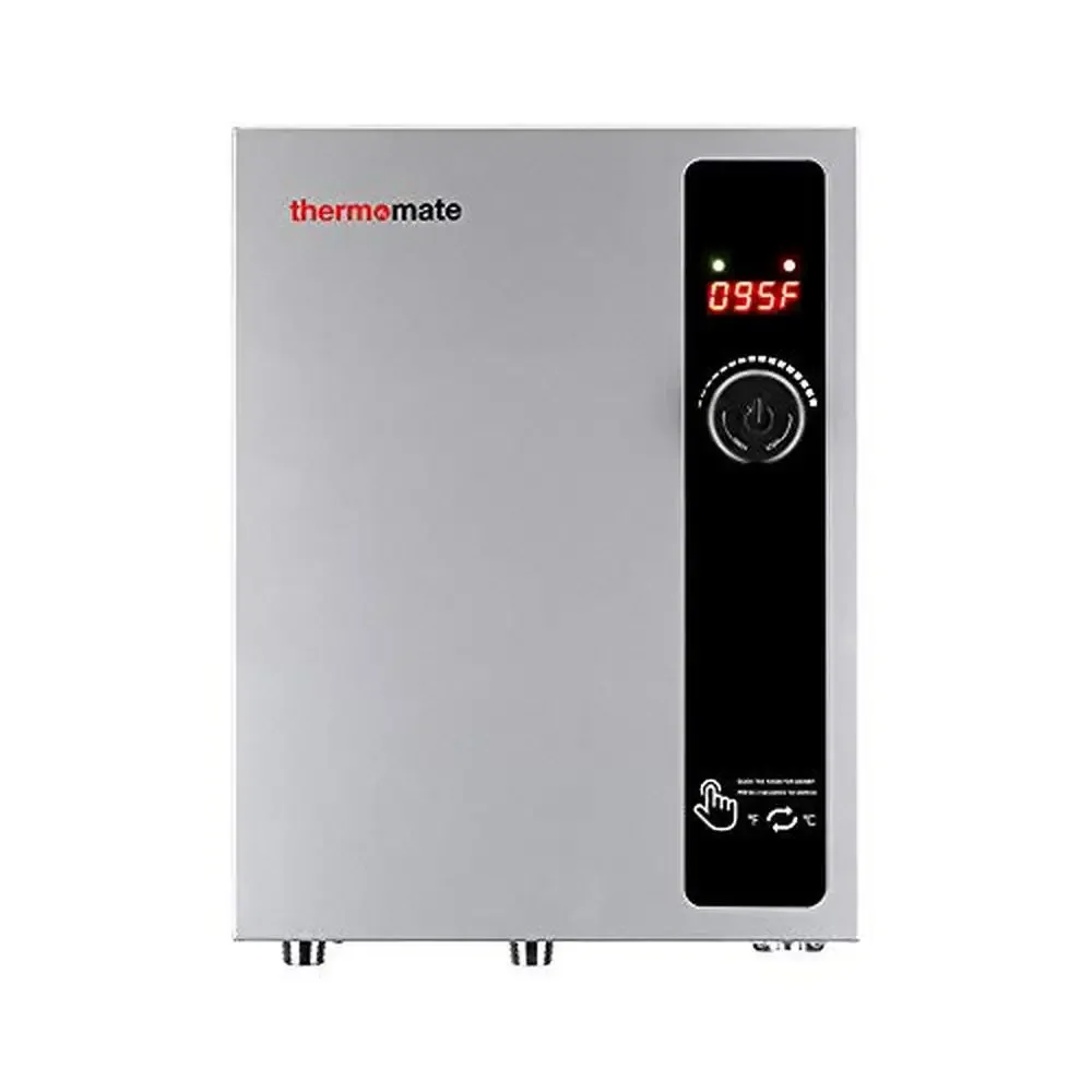 Electric Tankless Water Heater 18kW 208-240V On Demand Instant Hot Water Compact Size Digital Temperature Display ETL Certified