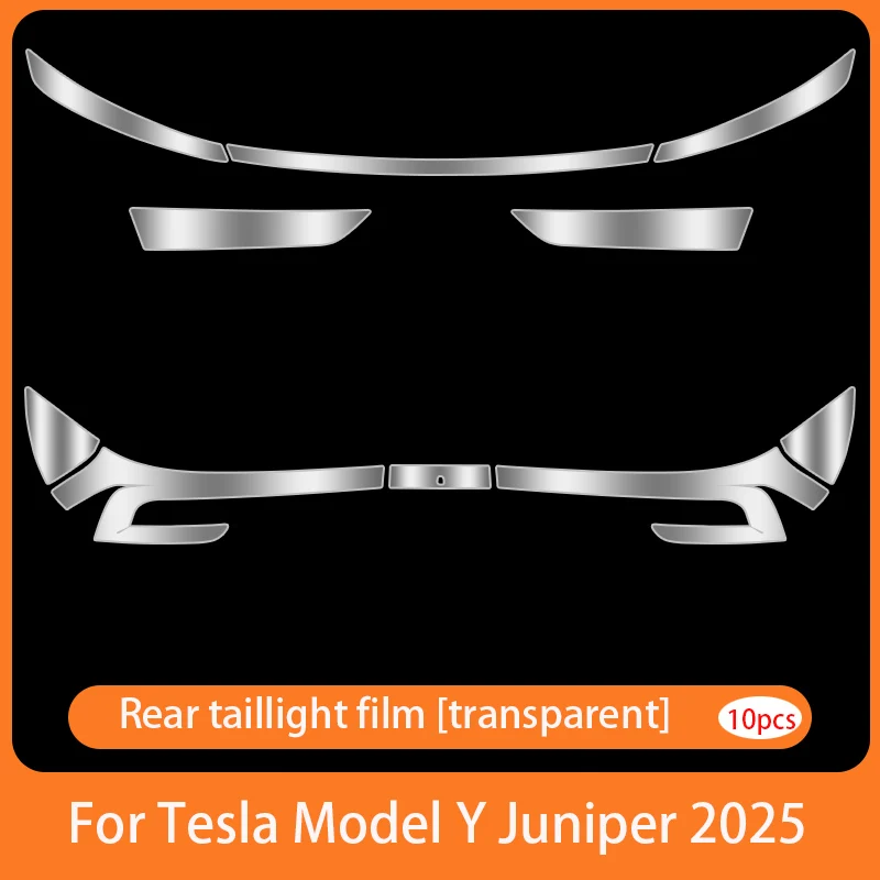 

TPU Car Paint Protection Headlight Film for Tesla Model Y Juniper 2025-up Transparent Protective B-pillar Tail light Film