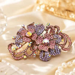 New Fashion High-end Fine Double Flower Visitor Gift Brooch Clothing Accessories Banquet Wedding Jewelry Brooches for Women
