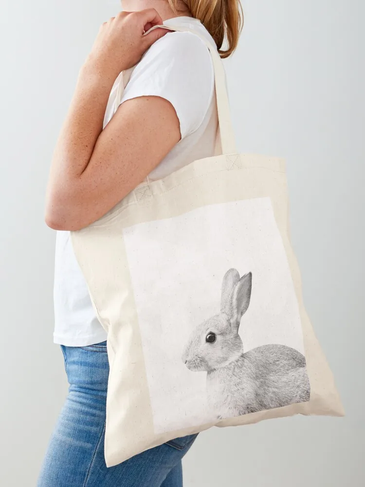 

White Baby Bunny #1 #decor #art Tote Bag custom canvas bag shoping bag Gift Shopper