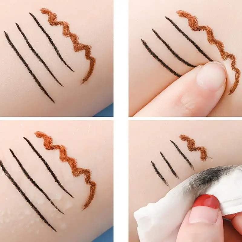 Zwarte Vloeibare Eyeliner Waterdichte Langdurige Eyeliner Potlood Snel Drogen Niet Bloeien Natuurlijke Eyeliner Vloeibare Pen Cosmetische Hulpmiddelen