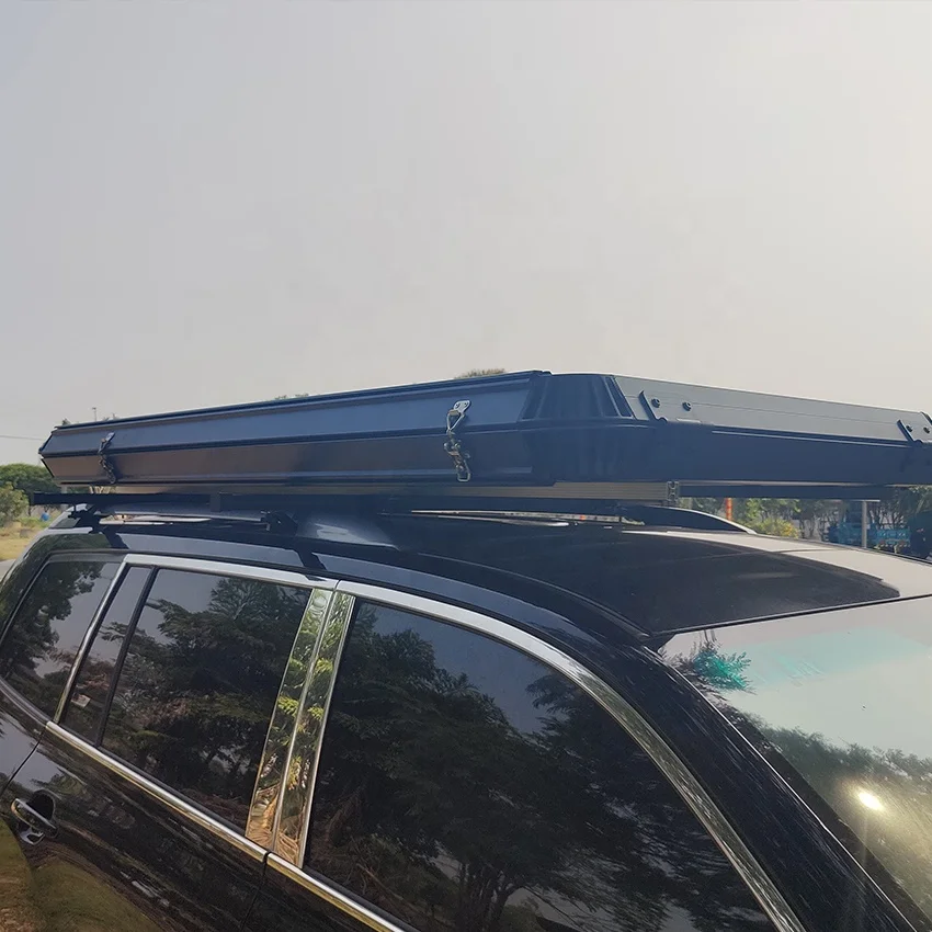je-RTS Hot Sale Rooftop Tent Rugged Shell Triangle Aluminum Hard Shell Roof Top Tents with Sky Window