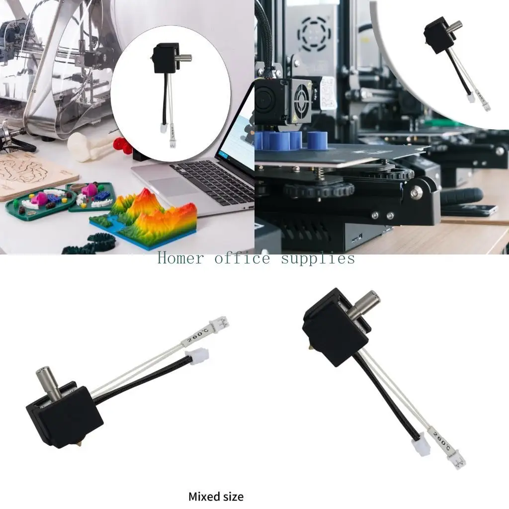 

Комплект Hotend для 3D-принтера K43B для термистора сопла нагревательного блока экструдера Ender3 V3SE