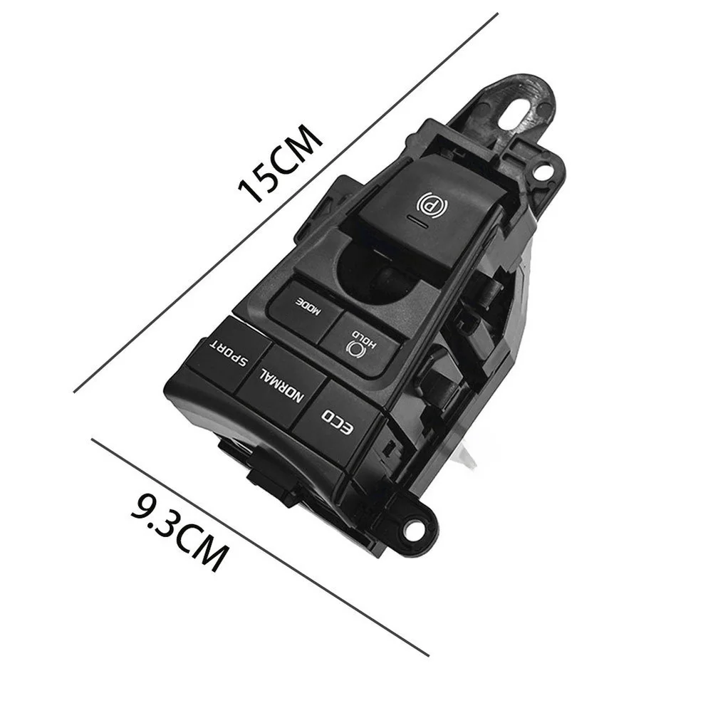 1pc Electronic Parking Brake Handbrake Switch 84390-06110 Black ABS Button For Toyota 2018-2023 Car Interior Accessory