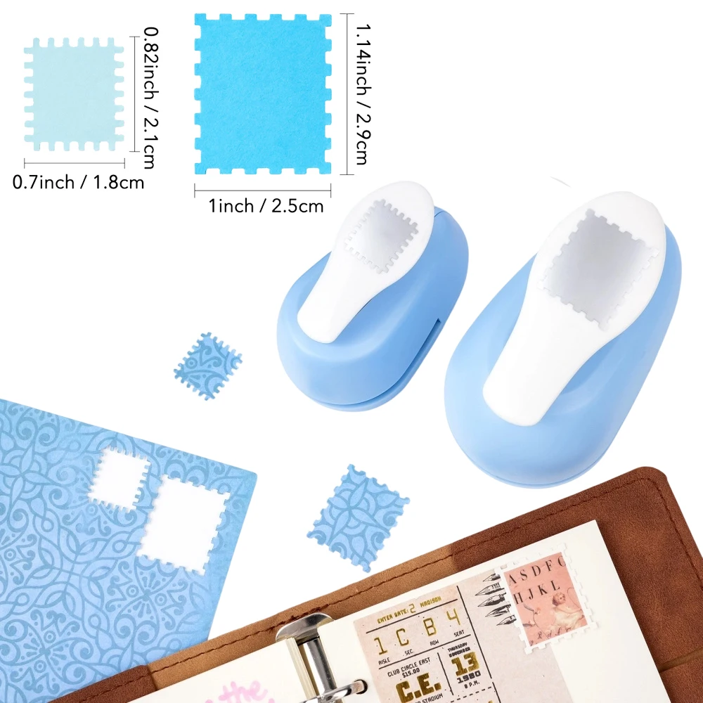 

Diy Craft Postage Stamp Lever Action Postcard Ticket Puncher for Card Making Diy Scrapbooking Journal Paper Craft Decoration
