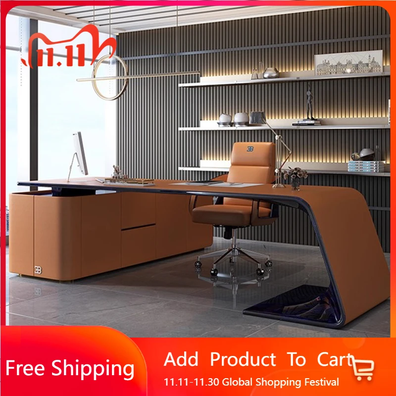 

Adjustable Modern Office Desk Drawer Computer Space Saving Office Desk Gaming Study Escritorio Oficina Commercial Furniture