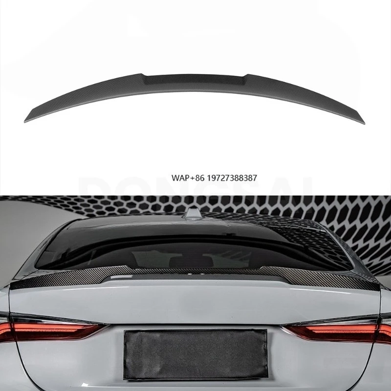 

M4 Style Ducktail Dry Carbon Fiber Rear Trunk Spoiler for 4 Series G22 M4 G82 2021+