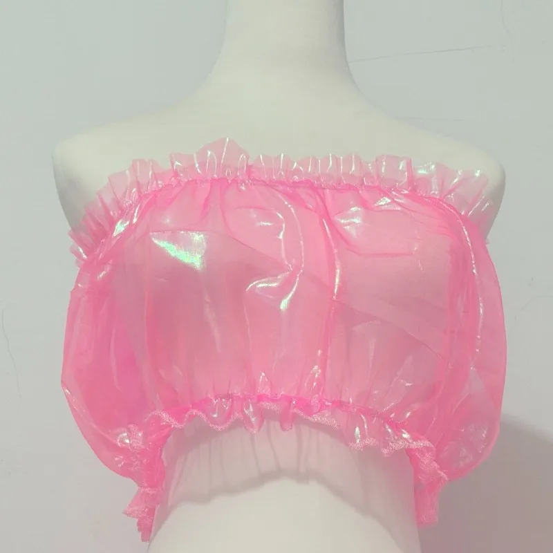 Sutiã Rosa Super Macio para Mulheres, Embalado Individualmente, Higiênico, Conveniente, Lingerie Estilo Tweed Sexy e Confortável, Respirável