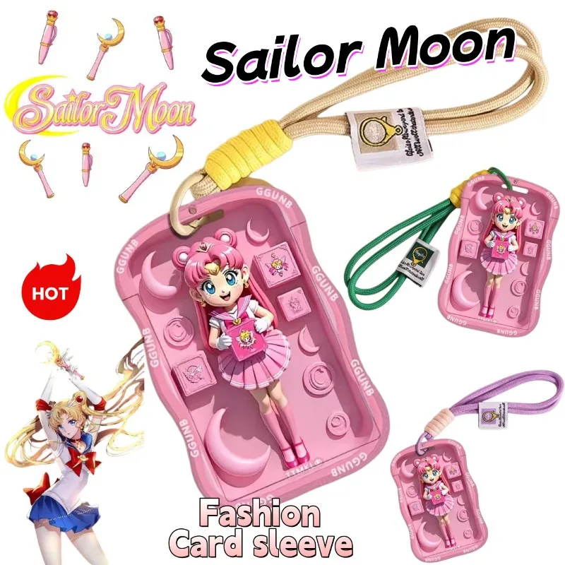 

Sailor Moon card sleeve cute and fashionable cartoon creative student bus card, meal card, access card, gift for friends