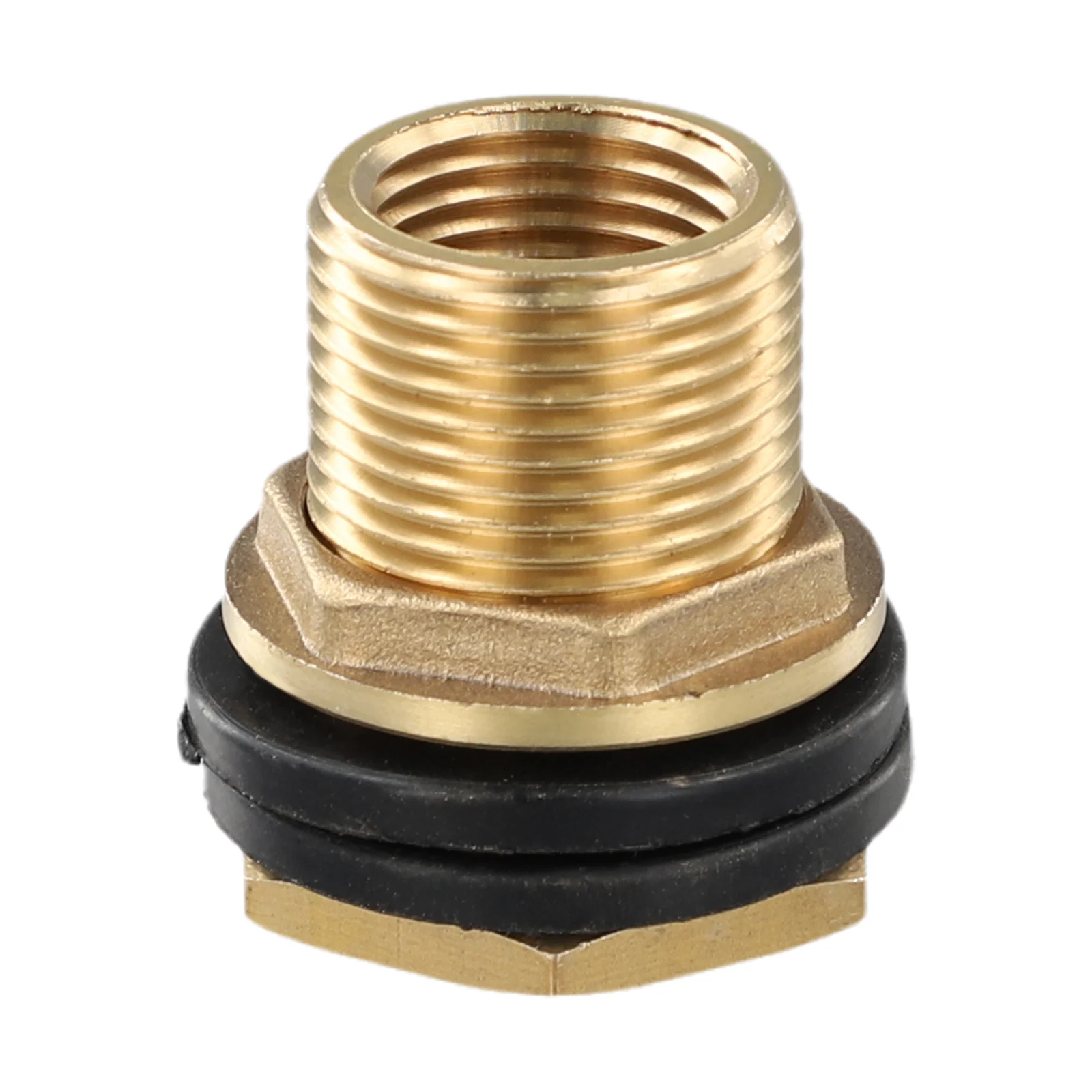 Fitting Adapter Reliable Brass Bulkhead Fitting for Water Towers and Inlets with 3/4 Male GHT and 1/2 Female NPT Threads
