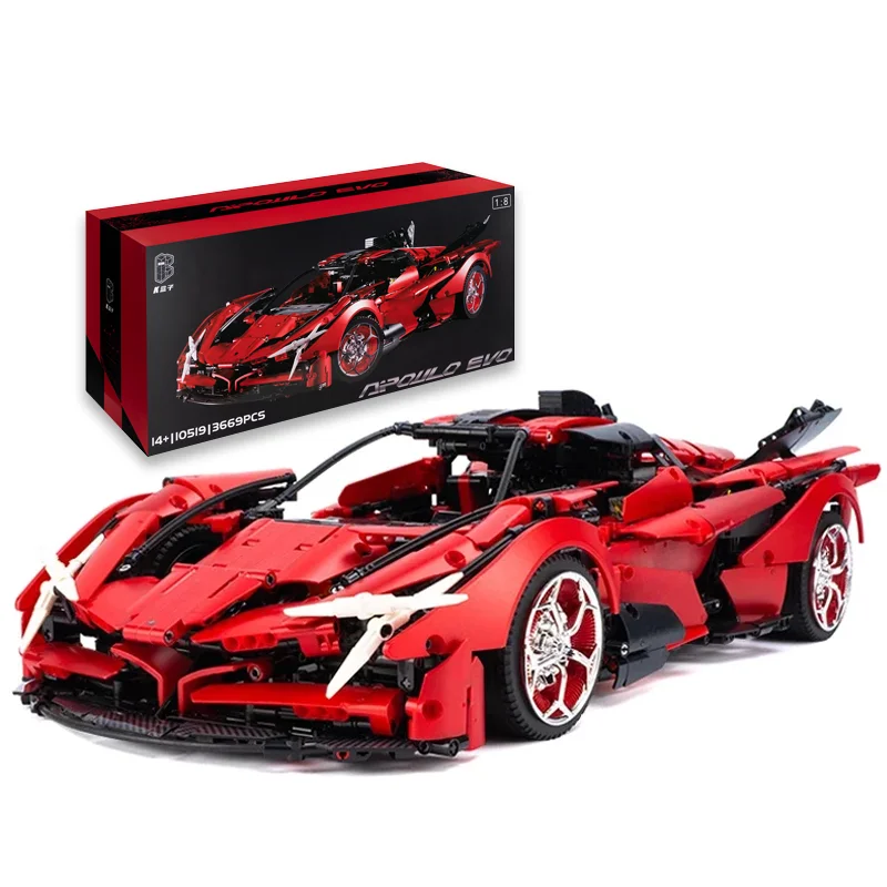 3669pcs Building Blocks Technical Racing Sport Car Model City Mechanical Speed Vehicle Supercar Bricks Puzzle Kid Toy Adult Gift