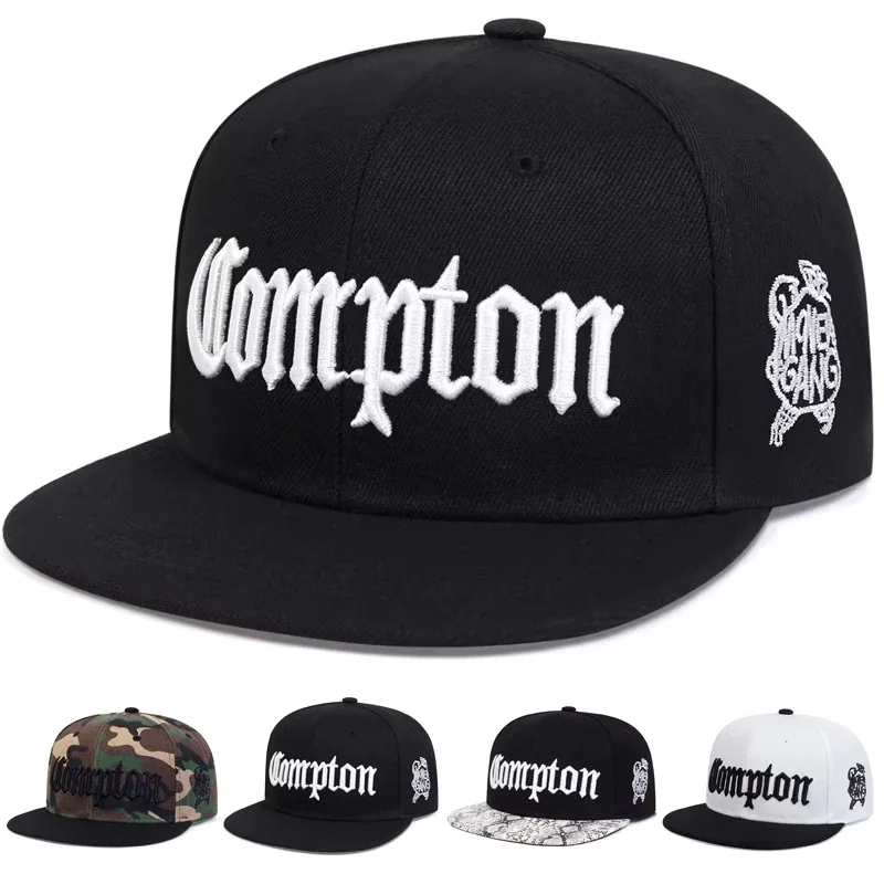 Unisex Compton Embroidery Hip-hop Hats Spring And Autumn Outdoor Adjustable Sports Casual Baseball Caps Sunscreen Hat