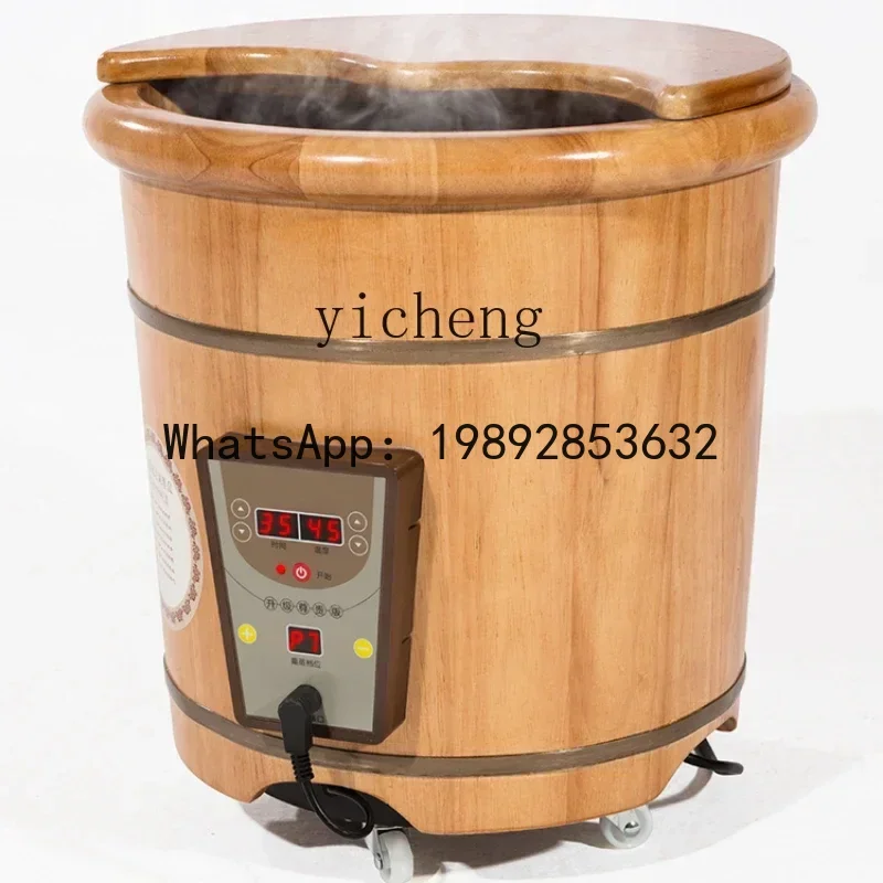 constant temperature wooden bucket foot bucket over calf oak foot basin fumigation bucket