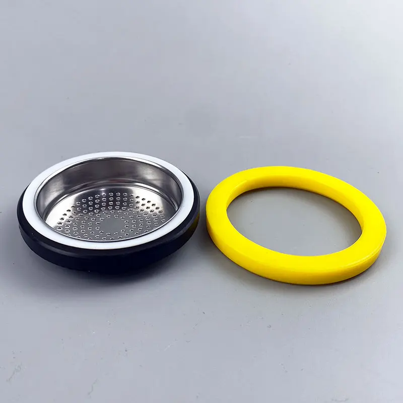 The original for Cafespresso coffee machine's boiling head rubber ring correction handle is centered