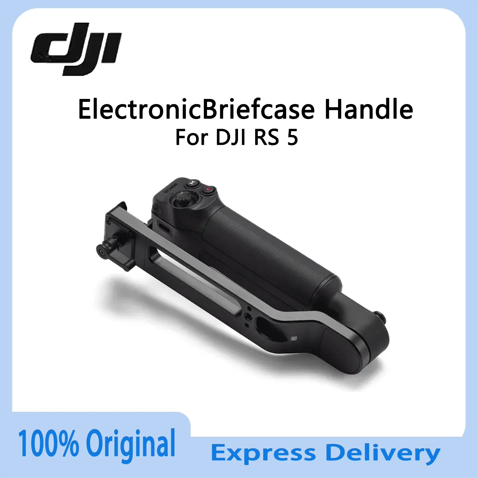 

Original DJI RS 5 Electronic Briefcase Handle Quick-Attach NATO Mount Control Joystick Buttons Monitor Low Angle Shooting