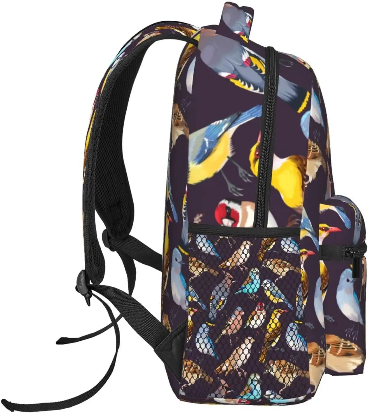 Funny Bird Pattern Backpack Big Capacity Backpack Lightweight Casual Travel Laptop Daypack for Men Women