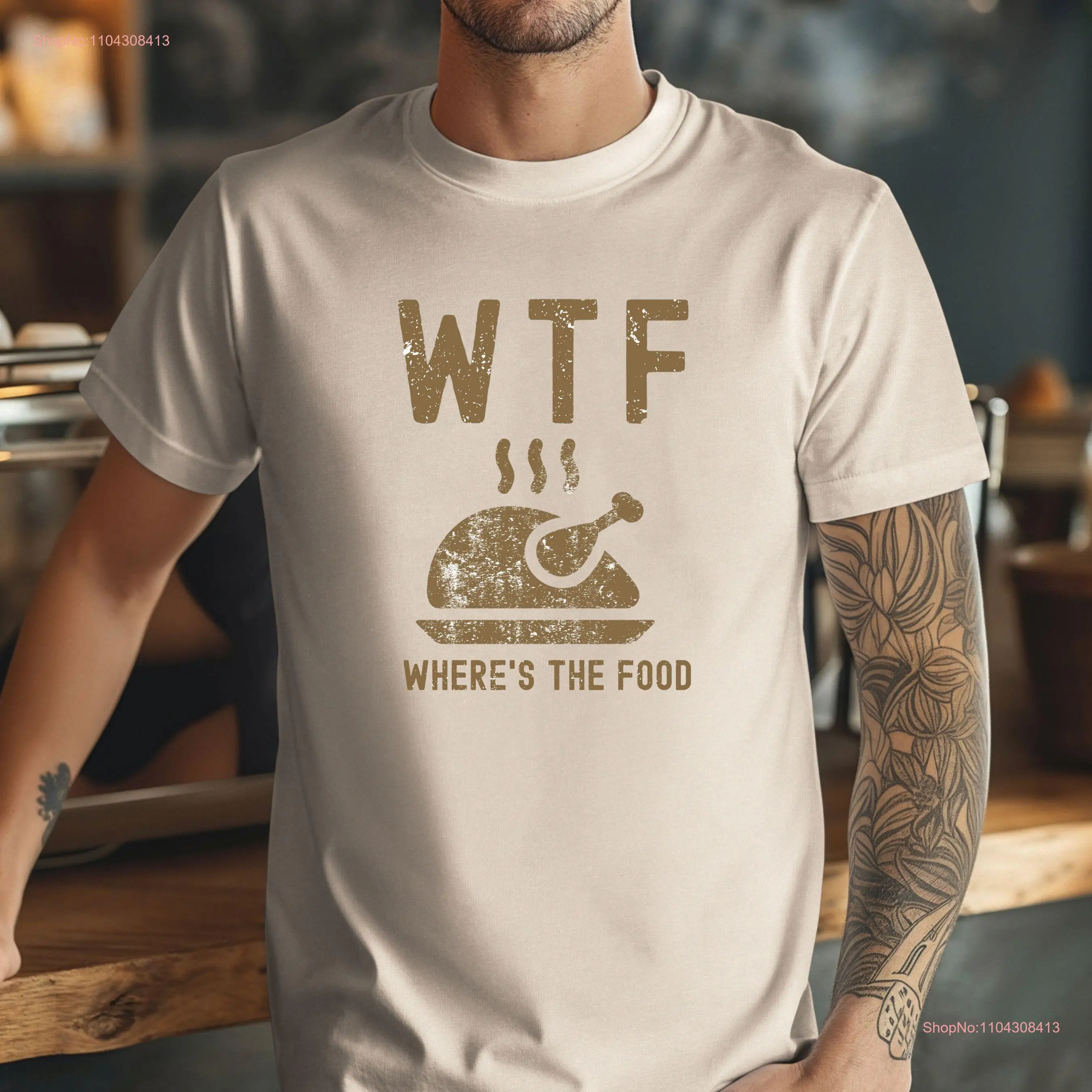 Funny Thanksgiving T Shirt WTF Where's The Food Holiday Dinner Crew Family long or short sleeves