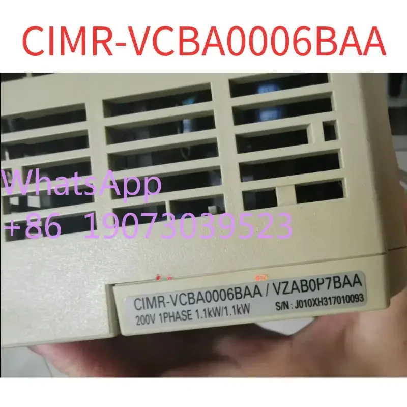 Konverter frekuensi bekas tes CIMR-VCBA006BAA OK