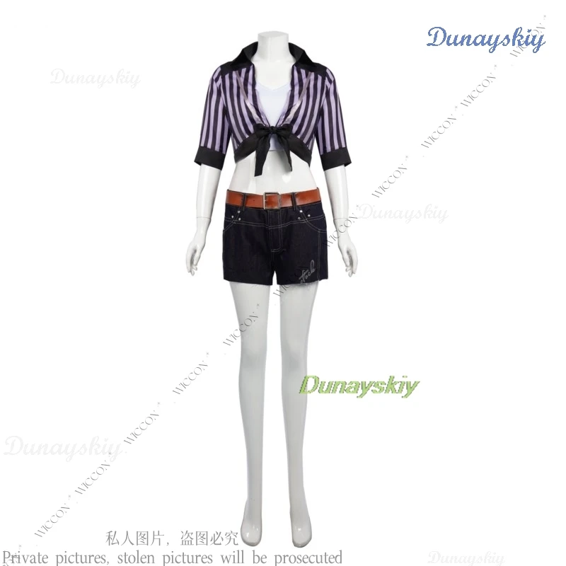 

Tifa Lockhart Cosplay Costume Wig Free Gift Earrings FINAL Costume For Woman Fantasy Kanban Woman Sexy New Role Play Halloween