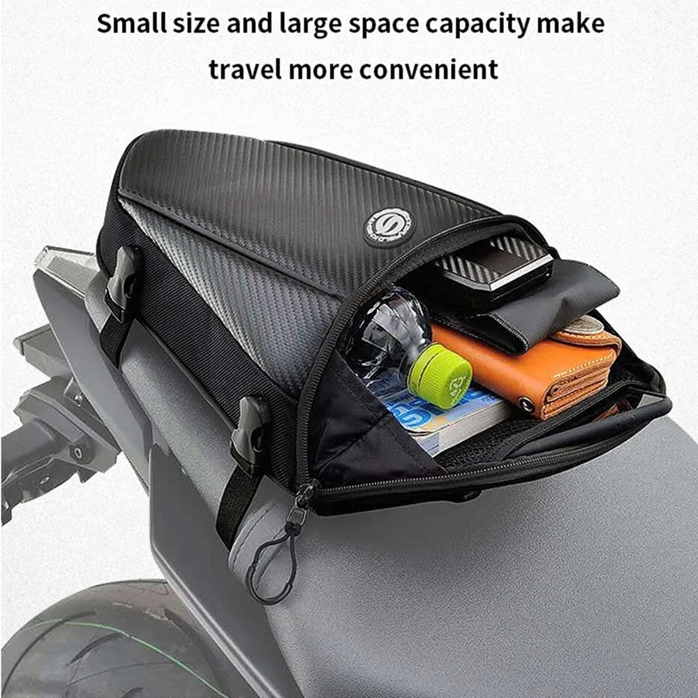 Waterproof Motorcycle Rear Seat Bag Multifunction Crossbody Shoulder Bag Motorcycle Tail Bag for Harley BMW Honda Motocross image 5