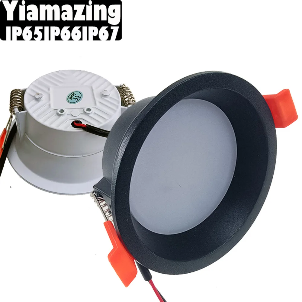 

IP66 Ourdoor Waterproof IP65 IP67 220V Deep Anti-Glare IP65 LED Downlight 5W 7w 9W 12W 15W 18W Kitchen Spot Light Ceiling Lamp