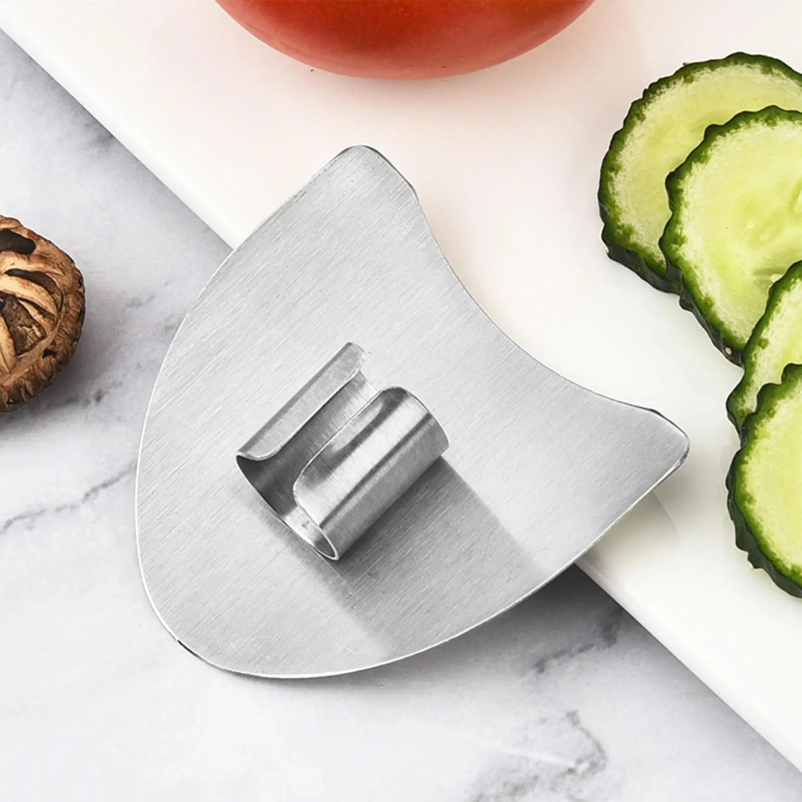 Stainless Steel Finger Guard Safety Cut Vegetables Hand Guard Kitchen Tool Finger Protector Tool Kitchen Tool Accessories