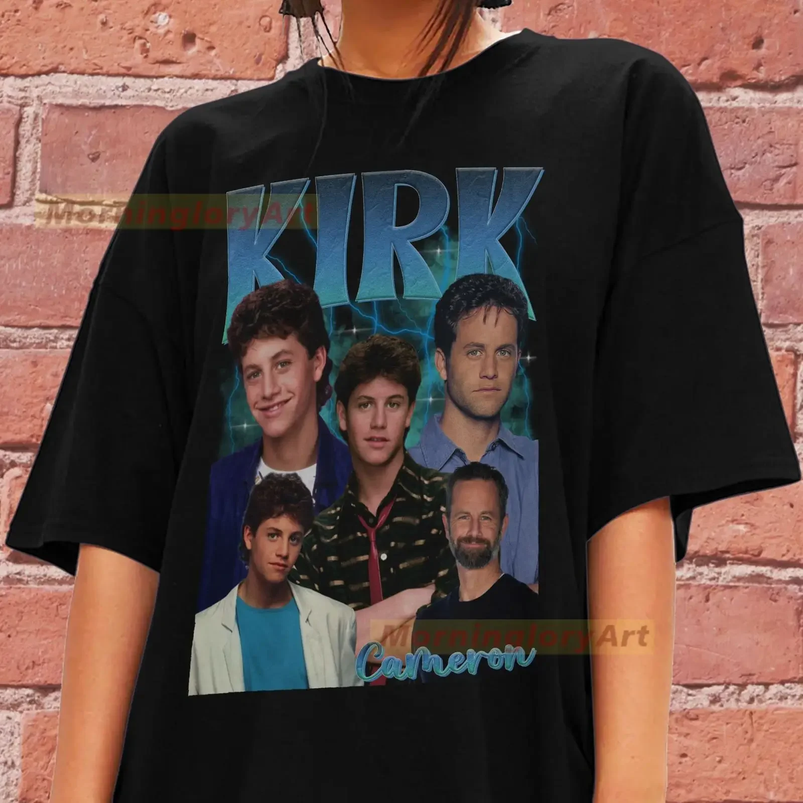 Kirk Cameron T Shirt SweaT Sweater Cotton Clothing vintage Washed fashion graphic streetwear Versatile homme Slightly Stylish