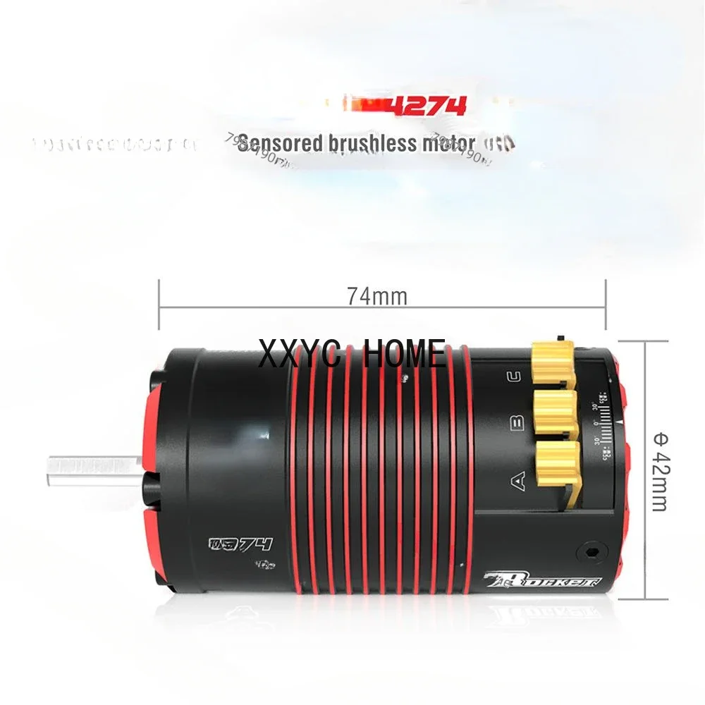 Rocket V2 4268 4274 2700KV 2450KV 2150KV 1850KV 1550KV 2200KV 1950KV Sensored Brushless Motor for 1/8 RC On-Road