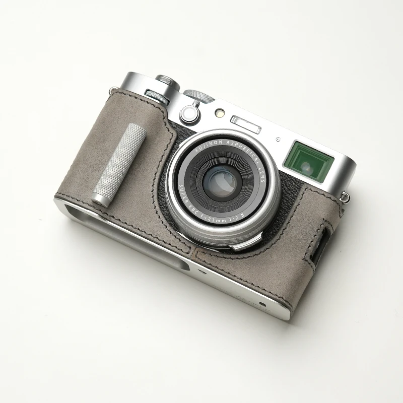 MRSTONE voor Fujifilm X100VI Camera Case Beschermhoes Camera Bodysuit X-100VI Camera Handgemaakte lederen x100viCamera tas