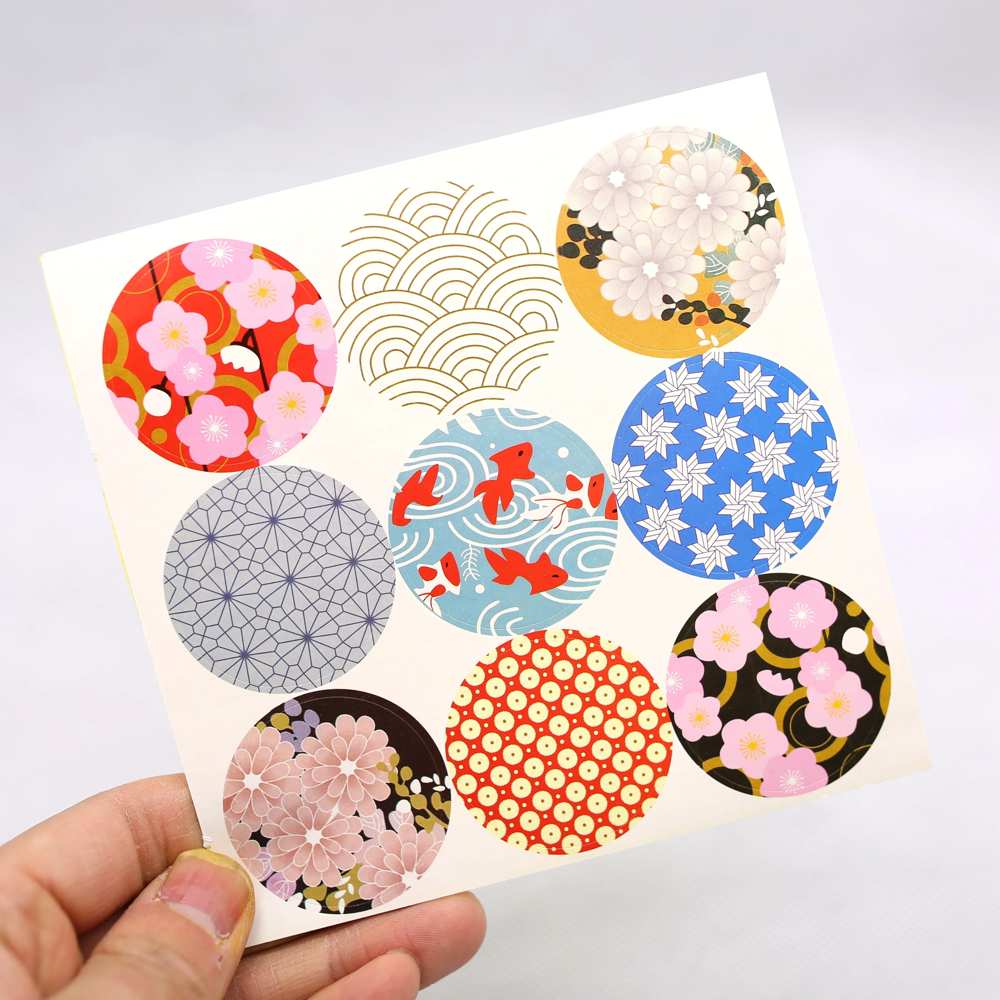 Japanese Handmade Cake Packaging Sealing Label Kraft Sticker Baking DIY Work Gift Box Stickers 90pcs/lot