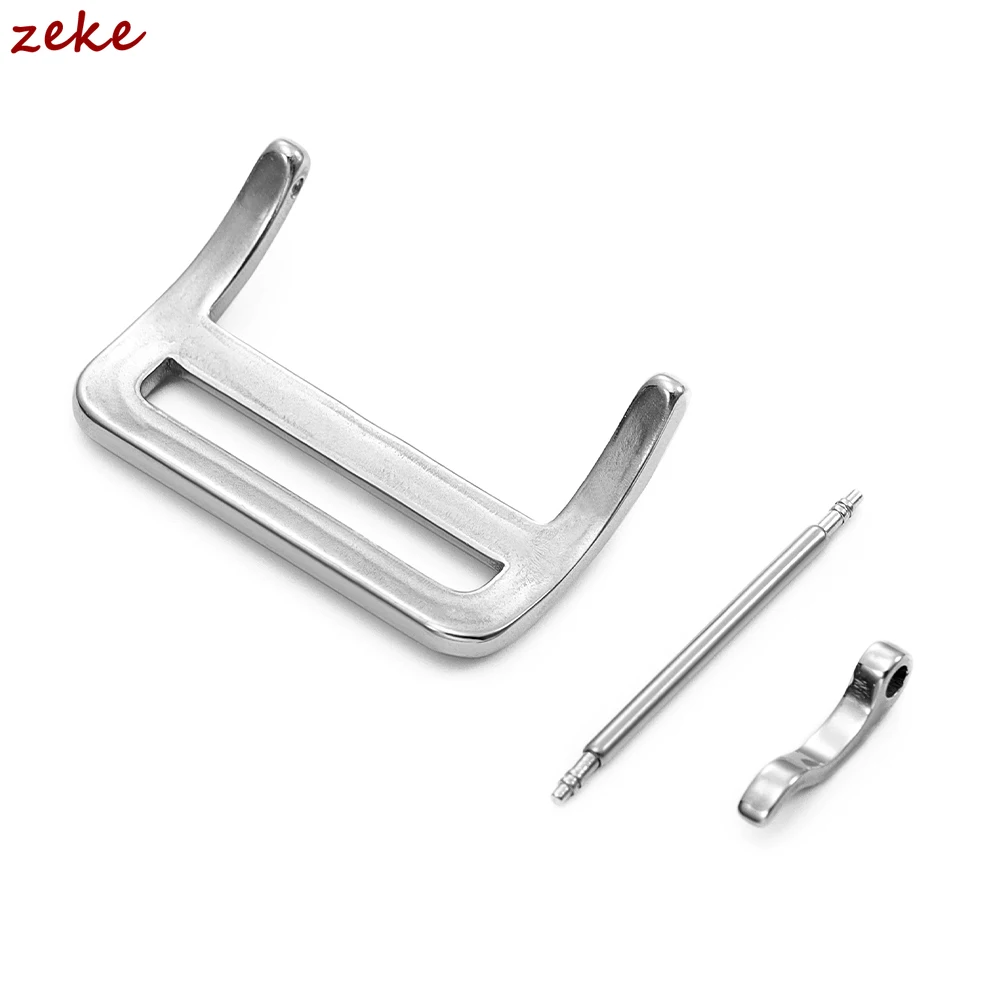 الفولاذ المقاوم للصدأ حزام مشبك للنساء الرجال الفضة الذهب الصلبة معدن حزام من الجلد مشبك حزام اكسسوارات 16 مللي متر 18 مللي متر 20 مللي متر الأشرطة