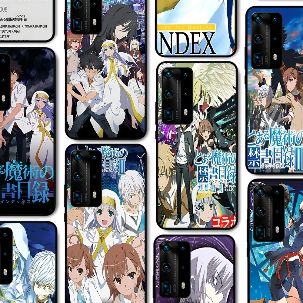 A Certain Magical Index Anime Phone Case For Huawei P 8 9 10 20 30 40 50 Pro Lite Psmart Honor 10 lite 70 Mate 20lite