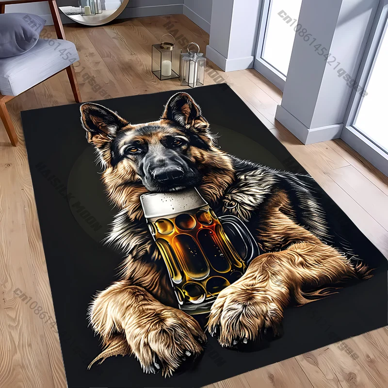 Dog-Themed Decorative Carpet Design  living room bedroom sofa decor carpet, Luxury gift mat