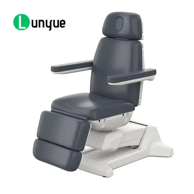 Electric Facial Chair 135 Degree Rotating Adjustable Beauty Furniture Spa Massage Bed for Eyelash Therapy Modern Design