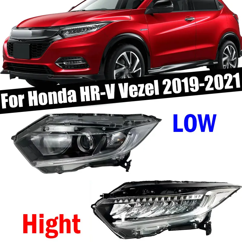 

Для Honda HR-V HRV Vezel 2019 2020 2021, внешние аксессуары для автомобиля, фара дневного света, сигнальная лампа, фара в сборе