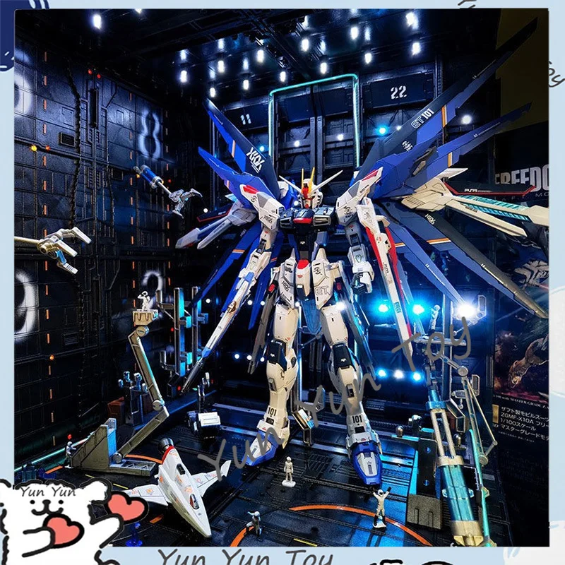 ยี่ห้อใหม่ Second Edition Strike Freedom Mech รุ่น 6650 ฟรี 2.0 Mg ส่งวงเล็บสติกเกอร์น้ํา 1:100 ประกอบโรงรถชุดของเล่น