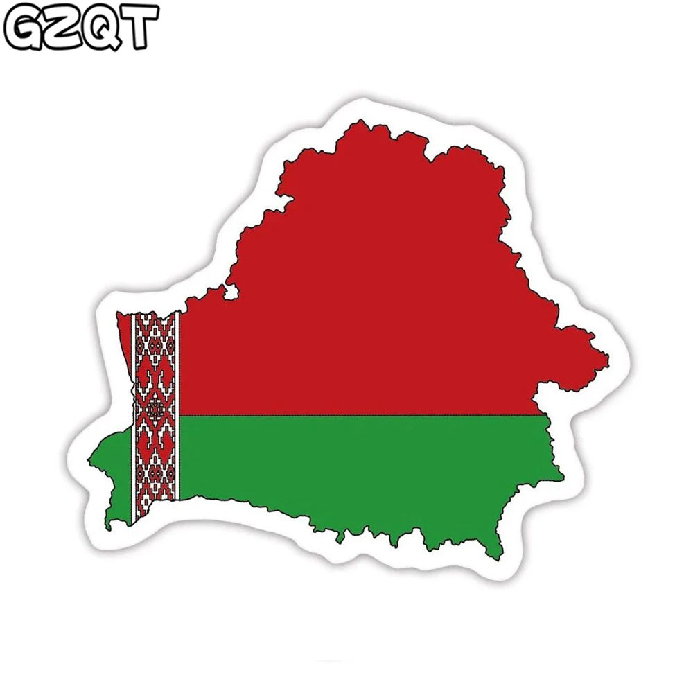 1 PCS Belarus Flag Sticker Toys for Children Countries Map Travel Stickers to DIY Scrapbooking Suitcase Luggage Laptop Car Motor