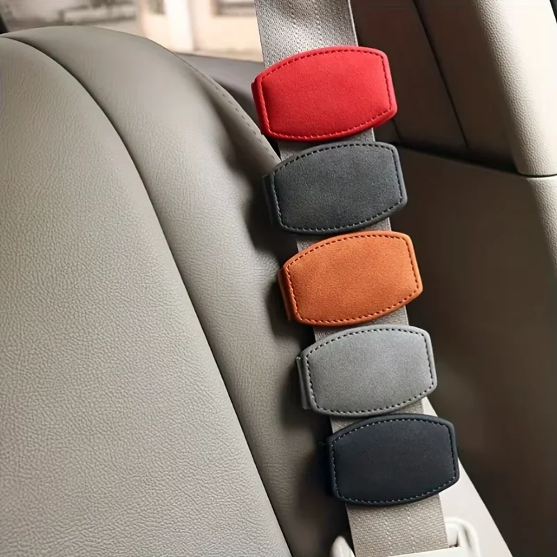 

1Pc Adjustable car seat belt limiter universal safety buckle ensuring fixed position