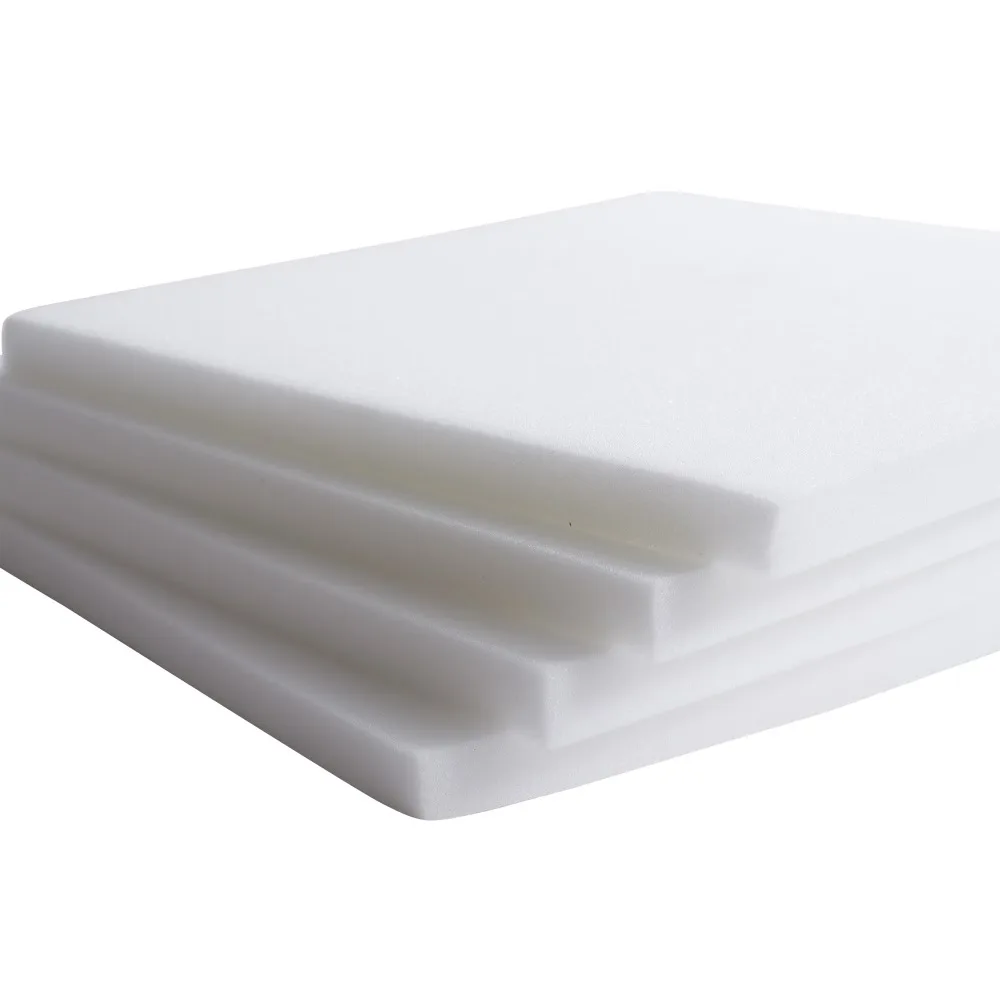 Soft Durable Supportive Foam Padding Pad for Seat Cushions Bedding Comfy Pet Beds Craft Pillow Upholstery Polyurethane Foam Sheet 16x16x1 Inch 4-Pack view 4