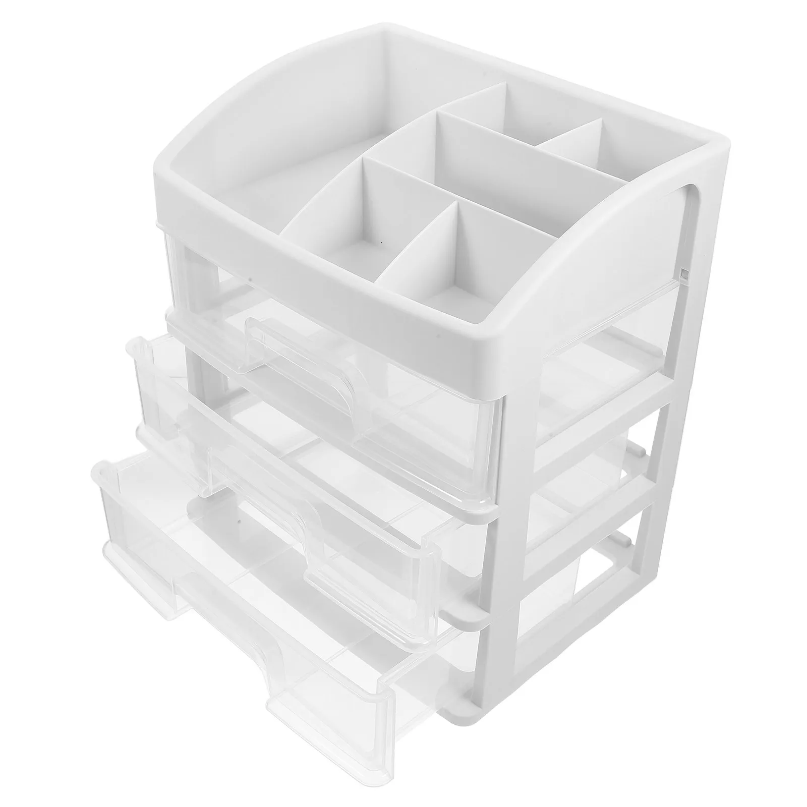 Multi-Layer Drawer Storage Box Desktop Organizer For Office School Supplies Makeup Accessories Kitchen Desk Organizer With