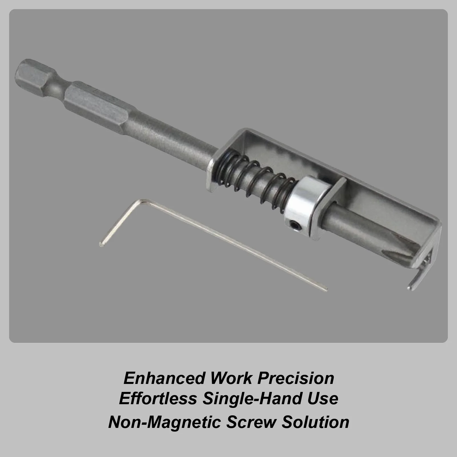 

Держатель винта Пружинный держатель винта Адаптер для фиксации бит Быстроразъемное крепление для ремонта гаража Оборудование для дома