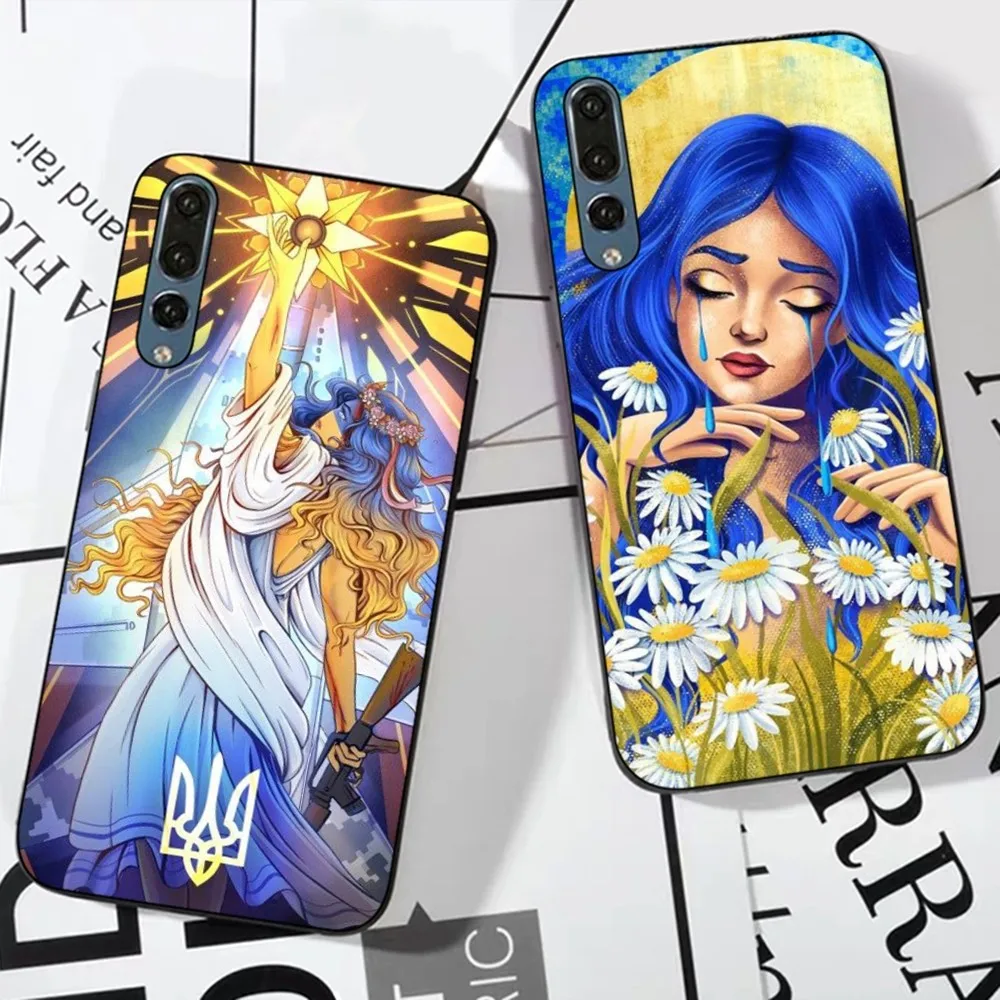 U-Ukraine Girl Phone Case For Huawei P 8 9 10 20 30 40 50 Pro Lite Psmart Honor 10 lite 70 Mate 20lite