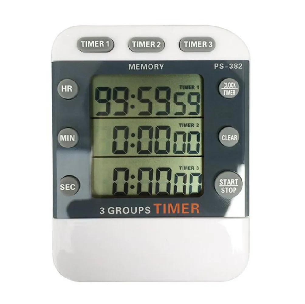 Immagine 3: Timer Digitale da Cucina e Sport con Calcolatrice, 99 Ore, Formato 12/24 ore