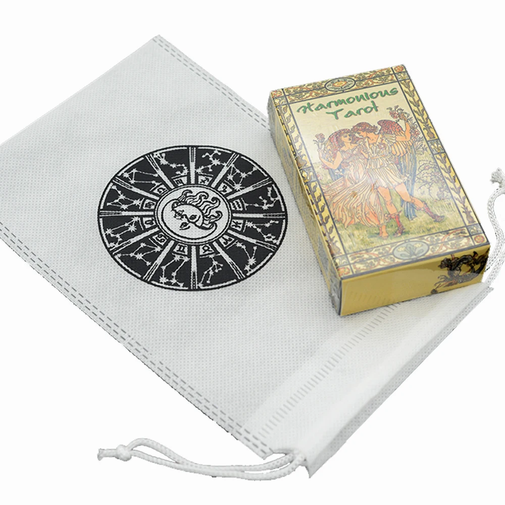 Harmonious 2021New Tarot Divination Card Table Game Toy Prediction Astrology Color Printing Altar Cloth  Werewolf Magic