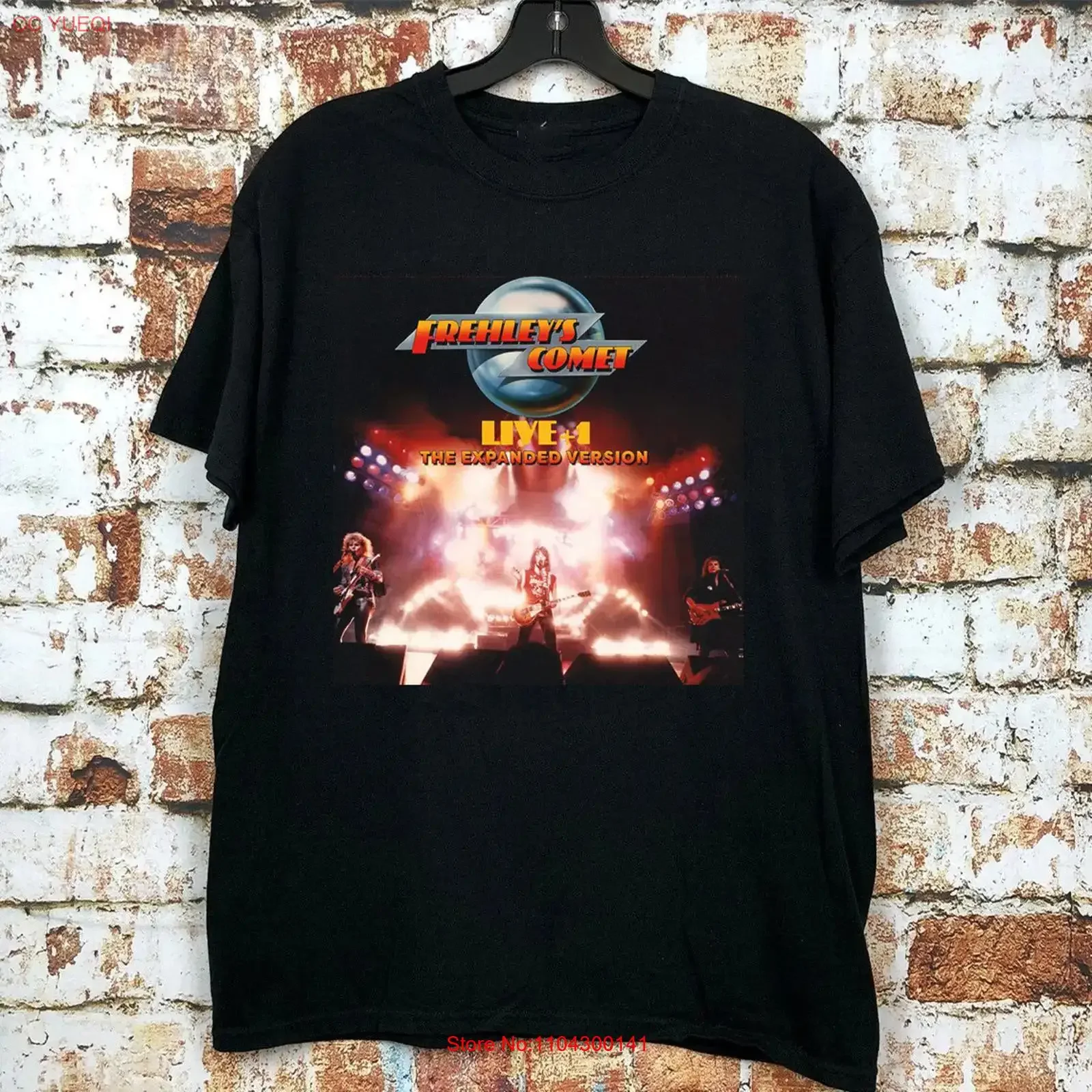 Frehley Comet Live 1 Expanded Version T Shirt Full Size S 5XL vintage Washed Versatile Comfortable Slightly Soft graphic