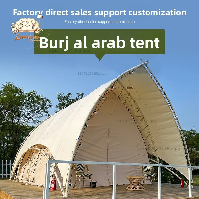 Wild luxury hotel-style outdoor homestay luxury sailing tent camping tourism vacation Internet celebrity scenic spot tent m